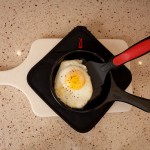 Single Fried Egg in 6" Ceramic Skillet - Ceramcor