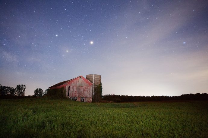 Barn on a Starry Night - Upstate New York