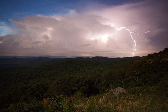 Lightning Storm - Shenandoah National Park, Virginia