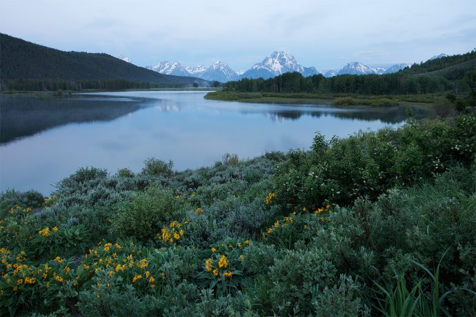 Before Dawn on Oxbow Bend - Grand Teton National Park, Wyoming