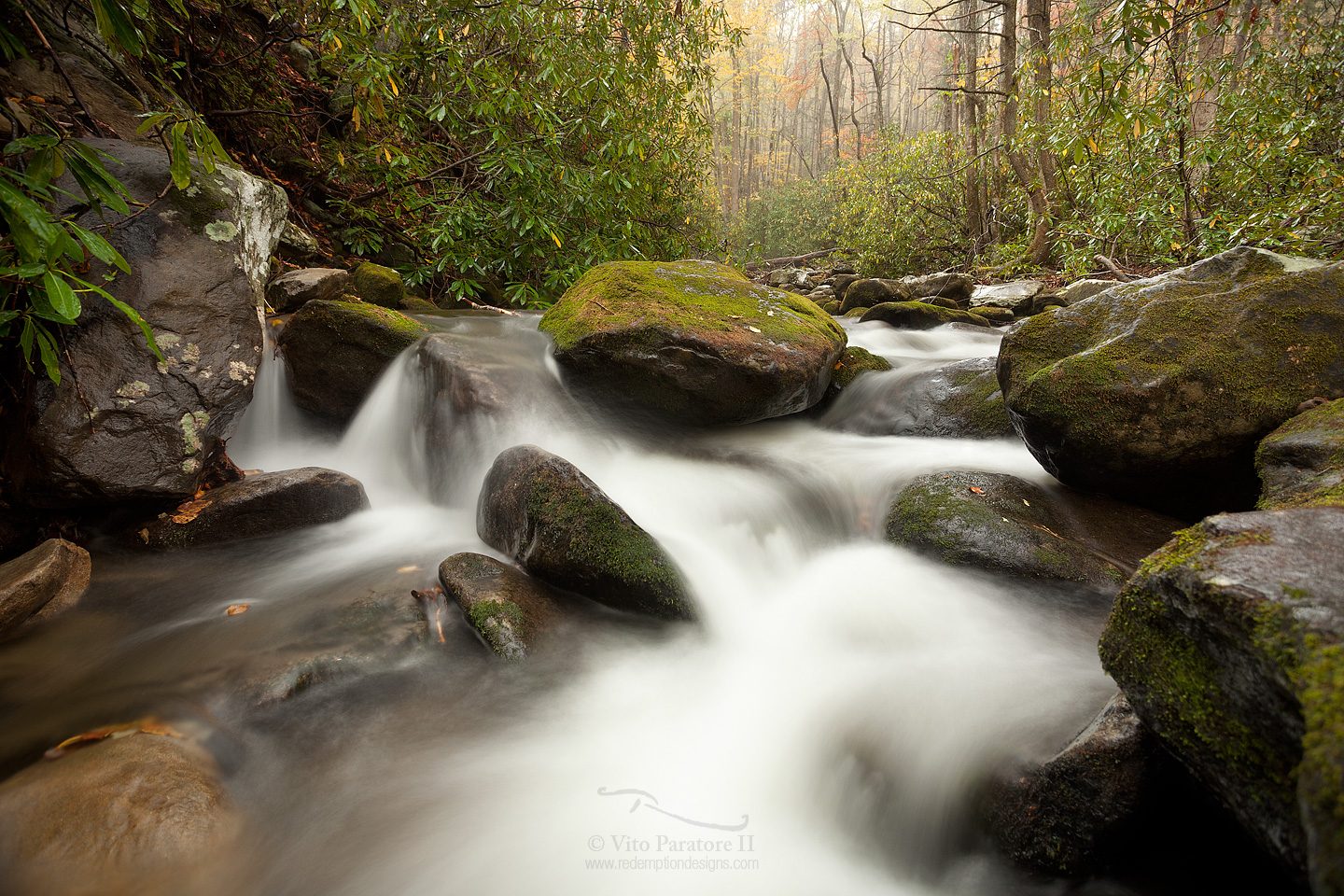 Fall on the Roaring Fork - Great Smoky Mountains National Park, Tennessee