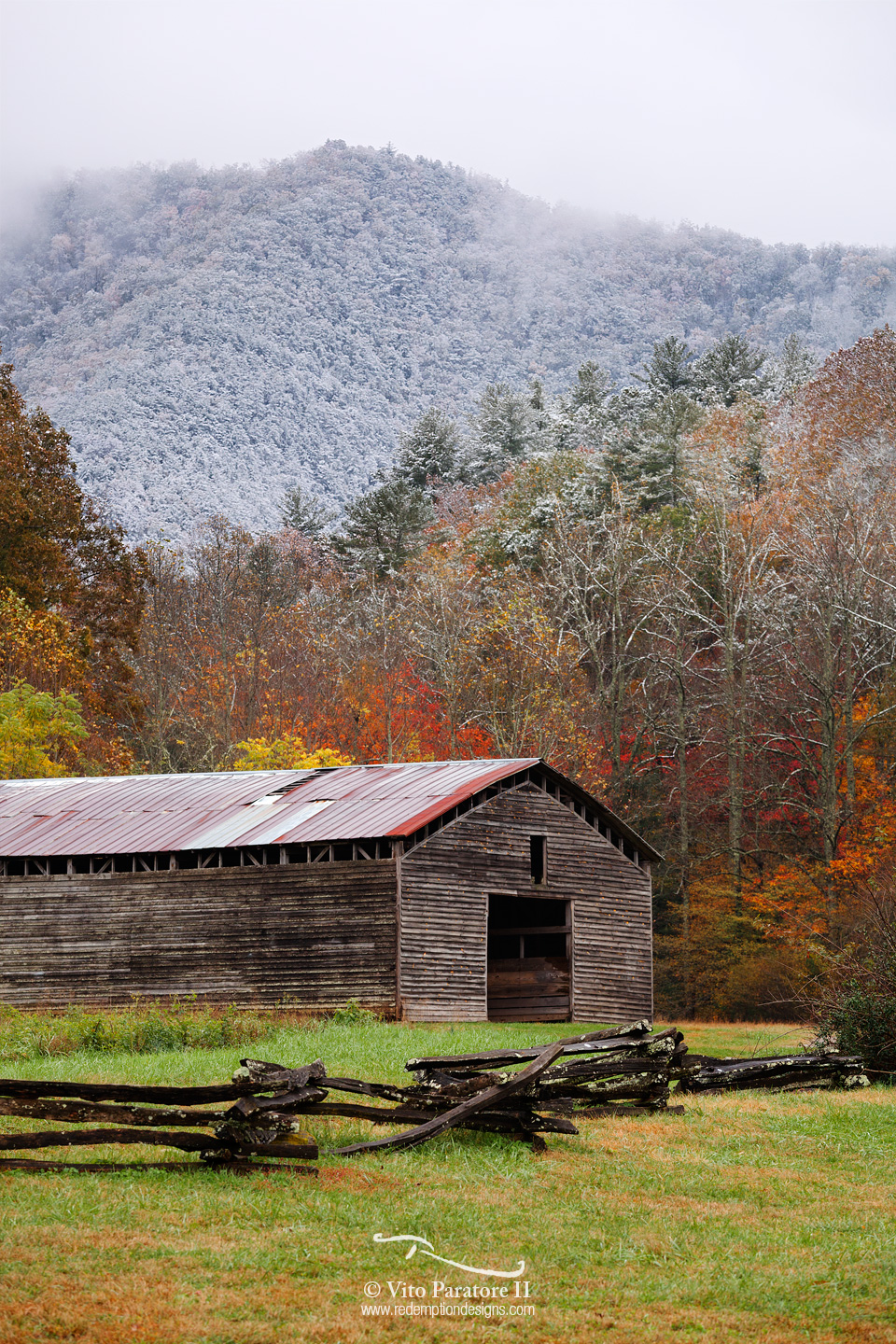 Dan Lawson's Barn - Cades Cove, Great Smoky Mountains NP, Tennessee